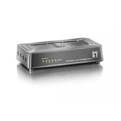 Level One Switch LEVEL ONE 5 Port 10/100Mbps Desktop - FSW-0508TX
