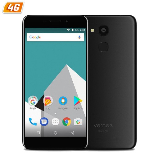 Vernee SMARTPHONE VERNEE M5 BLACK - 5.2'/13.2CM HD - OCTA CORE 1.5GHZ - 4GB RAM - 64GB - CAM 8MP/13MP - 4G - DUAL SIM - 3000MAH - ANDROID 7.0