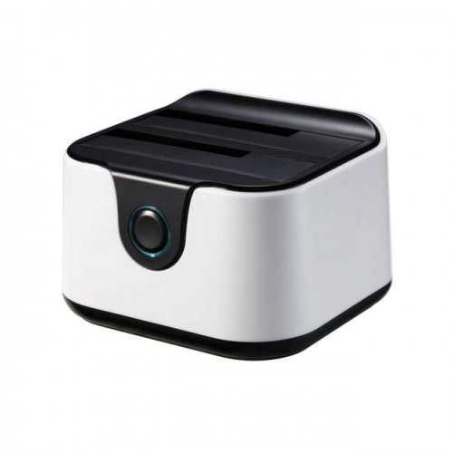 Tooq Tooq TQDS-802BW Dock Station Doble Bahía HDD Ne/Bl