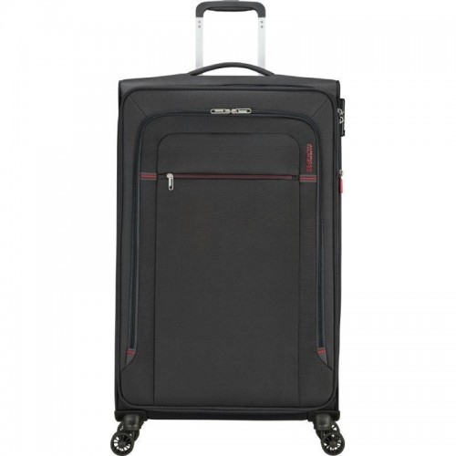 American Tourister Maleta Mediana American Tourister Crosstrack Spinner Expansible 79cm/ 79x46.5x30.5cm/ 4 Ruedas/ Roja y Gris